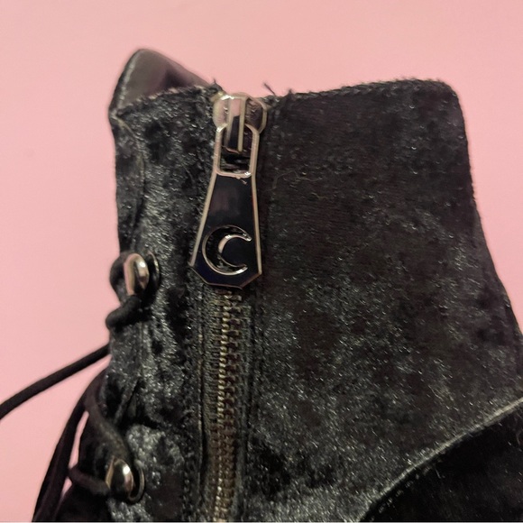 Rare velvet broom rider Killstar platform boots goth gothic vampire whimsygoth - Picture 7 of 9